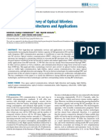 A Comparative Survey of Optical Wireless Technologies - Architectures and Applications