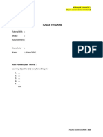 C. Lembar Tugas LO Tutorial (Nama Kelompok - Modul Ke - Nama Mahasiswa - NIM)