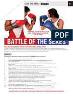 Battle of The Sexes - Group B PDF