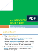 An Introduction To Game Theory: Oxbridge Economics Mo Tanweer