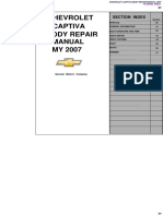 Chevrolet Captiva - Body Repair Manual - 1-160 PDF