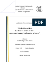 Hechos de Maíz - La Dieta Mesoamericana y Los Huertos Urbanos.