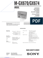 WM-GX670/GX674: Service Manual