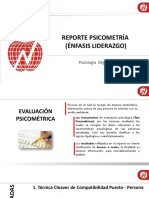 Reporte Psicometría (Énfasis Liderazgo) PDF