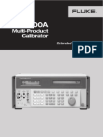 Multi-Product Calibrator: Extended Specifications 2005