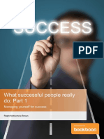What Successful People Really Do Part 1