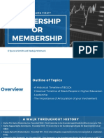 Leadership or Membership