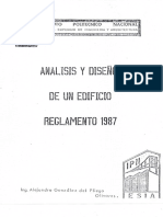 Analisis y Diseño de Un Edificio Reglamento 1987