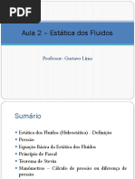 Fenômenos de Transporte - Aula 2 - Estática Dos Fluidos
