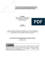 Fortalecimiento de Los Proyectos Pedagogicos Productivos