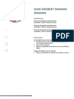 Ingeniero de Sistemas Gian Mamani busca aprender y aplicar conocimientos en proyectos