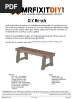 DIY Bench