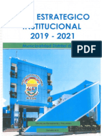 Plan Estrategico Institucional 2019-2021