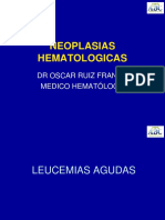 Neoplasias Hematologicas Leucemias Agudas Linfomas y Mieloma 2017 - Enam Unmsm