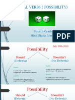 MODAL VERBS (POSSIBILITY) 4th