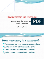 How Necessary Is A Textbook