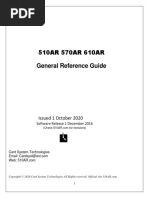 510AR 570AR 610AR General Reference Guide: Issued 1 October 2020