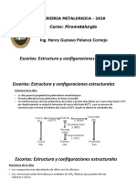 Clase #9 Escorias - Estructura y Configuraciones Estructurales