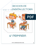 Comprensión Lectora 6 Primaria PDF