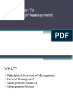 Introduction To Management