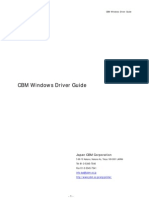 CBM Windows Driver Guide