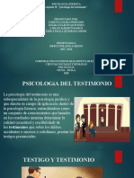 EXPO. (Juridica) Psicologia Del Testimonio