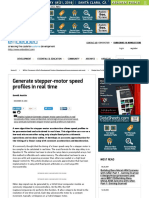 Generate Stepper-Motor Speed Profiles in Real Time: Login Register