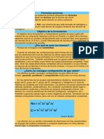 Fórmulas químicas: representar sustancias con átomos y proporciones