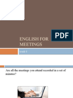 English For Meetings Unit 6 BT MEETING MINUTES