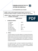Silabo Inglés I 2020-Ii PDF