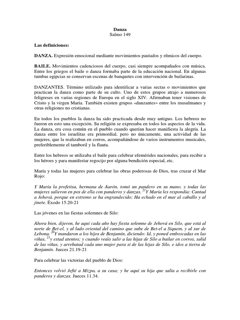 Danza PDF David Bailes