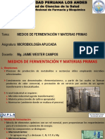 T5. - Medios de Fermentación y Materias Primas