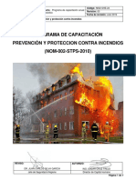 Programa de Capacitacion Incendio