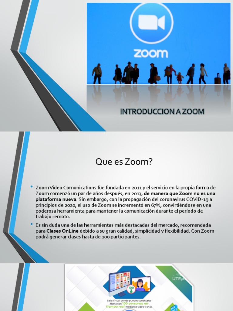 Zoom: Herramienta Clave para Clases Online | PDF | Informática