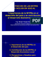Importancia de Las MYPEs Al Desarrollo Nacional y Local PDF