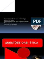 Questões Comentadas Oab