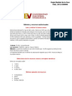 Metodos y Recursos Audiovisuales 1