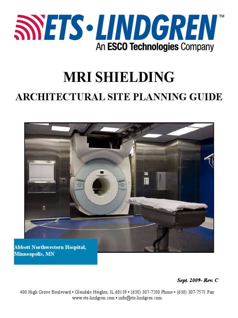 Mri Shielding Architectural Site Planning Guide PDF