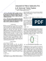 Estudio pulsos inducidos circuito imán