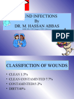 Wound Infections by Dr. M. Hassan Abbas: MBBS (KE), FCPS (Surgery), FCPS-I (Medicine)