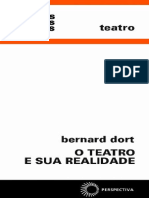 Resumo o Teatro e Sua Realidade Bernard Dort