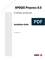 APOGEE Prepress 8.0: Installation Guide