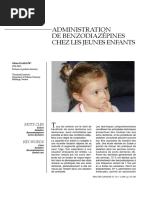 Administration De Benzodiazépines Chez Les Jeunes Enfants
