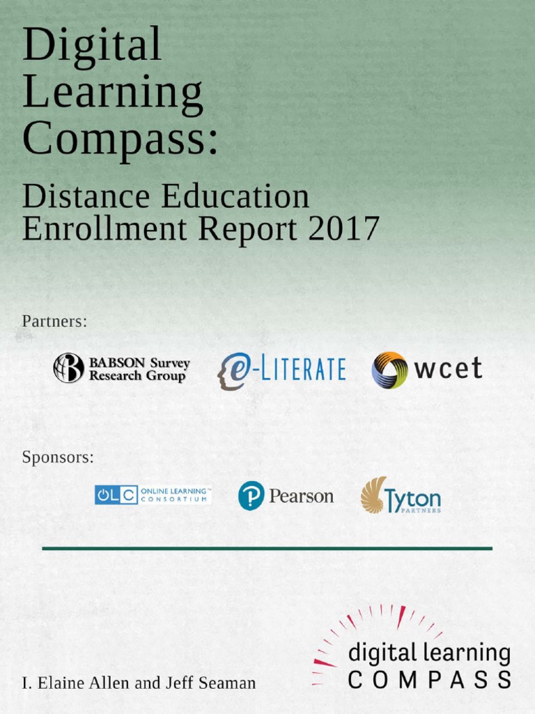 Digital Learning Compass: Distance Education Enrollment 2017 | PDF ...