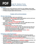 Module 18 - Database Tuning