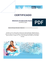 Certificado Fen2020