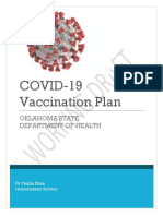 Working Draft of Oklahoma's COVID-19 Vaccination Plan