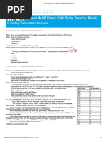 Fanuc 10-11 Memory Backup Procedures