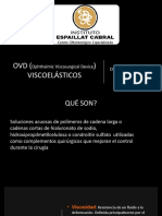 OVDs cirugía catarata: usos y propiedades de viscoelásticos