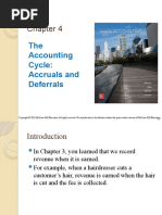 The Accounting Cycle: Accruals and Deferrals